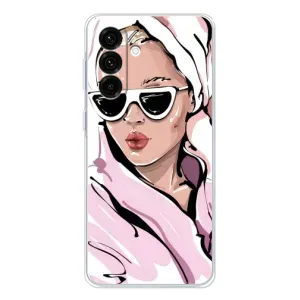 Чехол с картинкой Модные Девчонки Samsung Galaxy A17 (Девушка в халате)