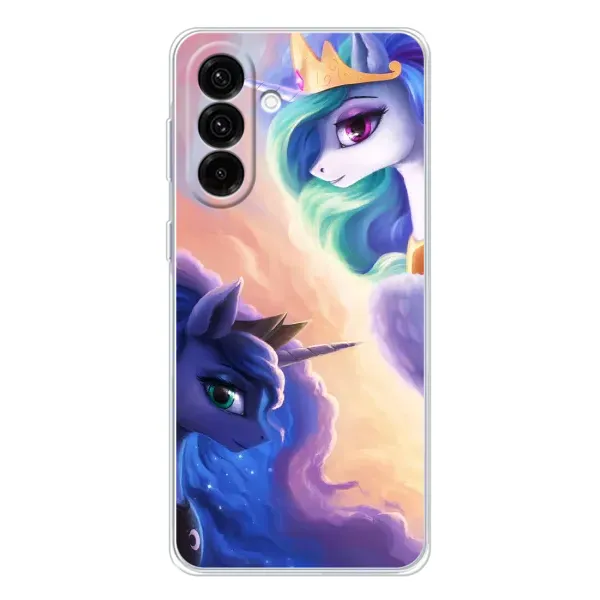 Чехол с рисунком «Единорожки на тучках» для Samsung Galaxy A17 Чехол с рисунком «Единорожки на тучках» для Samsung Galaxy A17