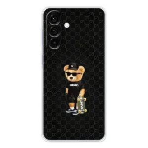 Чехлы Мишка Тедди для Галакси А17 (GUCCI Teddy)