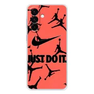 Силиконовый Чехол Nike Air Jordan на Галакси А17 (Just Do It)