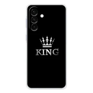 Чехол (Корона на чёрном фоне) для Галакси А17 (KING)