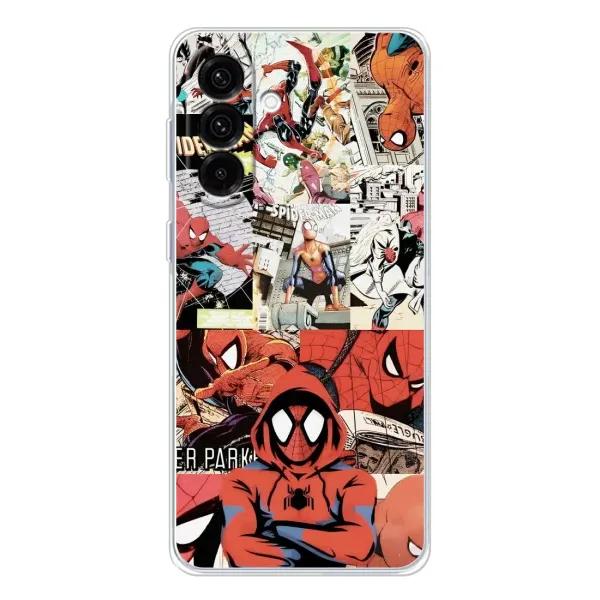 Чехол с рисунком «Комикс Паука» для Samsung Galaxy A17 Чехол с рисунком «Комикс Паука» для Samsung Galaxy A17