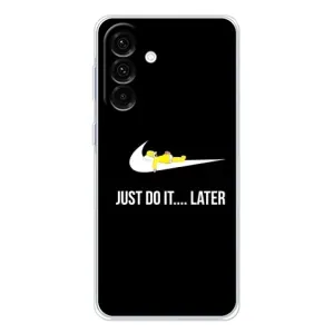 Силиконовый Чехол на Samsung Galaxy A17 с картинкой Nike (Later)