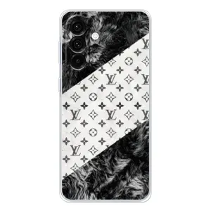 Чехол Стиль Louis Vuitton на Samsung Galaxy A17 (LV на белом)