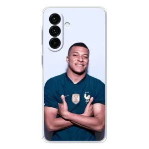 Чехол (TPU) с Футболистом на Samsung Galaxy A17 (Мбаппешичка)