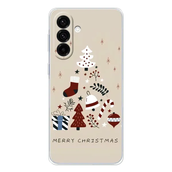 Чехол с рисунком «Merry Christmas» для Samsung Galaxy A17 Чехол с рисунком «Merry Christmas» для Samsung Galaxy A17