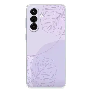 Чохол квітковий дизайн для Samsung Galaxy A17 (Монстера фіолетова)