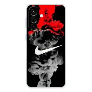 Силиконовый Чехол на Samsung Galaxy A17 с картинкой Nike (Nike дым)