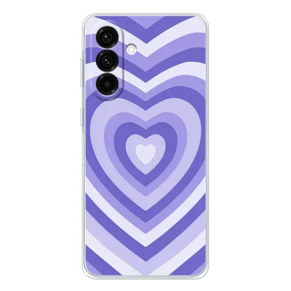Чехол с рисунком «Сердце фиолет» для Samsung Galaxy A17 Чехол с рисунком «Сердце фиолет» для Samsung Galaxy A17