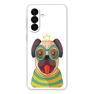 Бампер для Samsung Galaxy A17 с картинкой "Песики" (Собака Король)