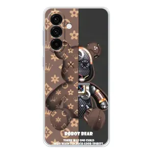 Силиконовый чехол для Samsung Galaxy A17 (Медмедь Луи Виттон)