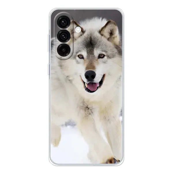 Чехол с рисунком «Волк на снегу» для Samsung Galaxy A17 Чехол с рисунком «Волк на снегу» для Samsung Galaxy A17