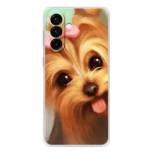 Чехол (ТПУ) Милые собачки для Samsung Galaxy A17 (Йоршенский терьер)