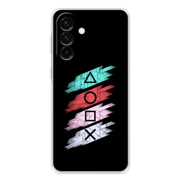 Чехол с рисунком «Значки Sony» для Samsung Galaxy A17 Чехол с рисунком «Значки Sony» для Samsung Galaxy A17