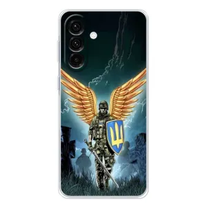 Патриотический Чехол для Samsung Galaxy A17 (ЗСУ з крильями)