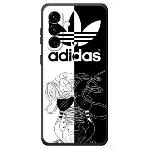 Чехол в стиле "Адидас" для Самсунг Галакси А18 4Г (Adidas шнурки)