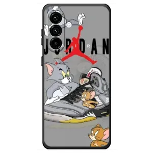 Силиконовый Чехол Nike Air Jordan на Самсунг Галакси А18 4Г (Air Jordan)