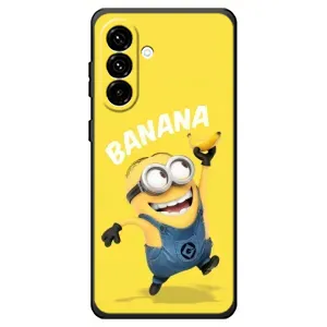Мультяшный принт на Чехол для Самсунг Галакси А18 4Г (Banana)