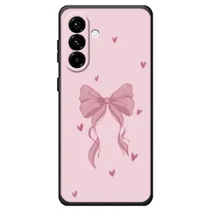 Чехол банты для Samsung Galaxy A18 4G (Бант на розовом)