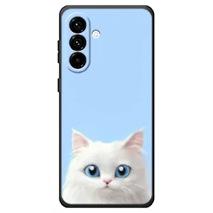 Чехол на тематику: Коты для Samsung Galaxy A18 4G (Белый кот)