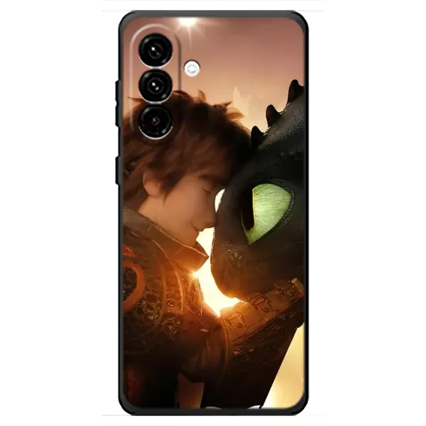 Чехол с рисунком «Беззубик и Иккинг» для Samsung Galaxy A18 4G Чехол с рисунком «Беззубик и Иккинг» для Samsung Galaxy A18 4G