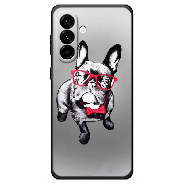 Чехол с рисунком «Бульдог в очках» для Samsung Galaxy A18 4G Чехол с рисунком «Бульдог в очках» для Samsung Galaxy A18 4G