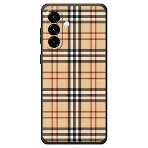 Чехол с Брендами одежды на Самсунг Галакси А18 4Г (Burberry стиль)