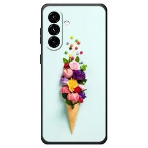 Чохли з тематикою "КВІТИ" на Samsung Galaxy A18 4G (Квітка-морозиво)