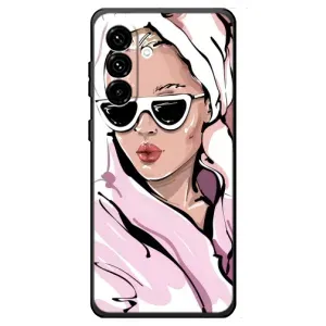Чехол с картинкой Модные Девчонки Samsung Galaxy A18 4G (Девушка в халате)