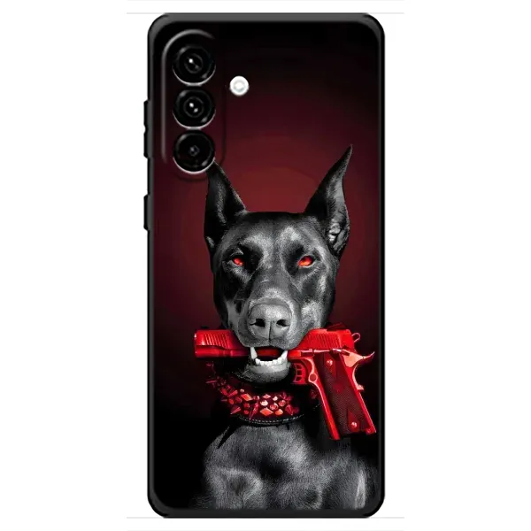 Чехол с рисунком «Доберман злой» для Samsung Galaxy A18 4G Чехол с рисунком «Доберман злой» для Samsung Galaxy A18 4G