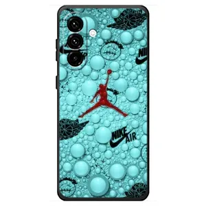 Силиконовый Чехол Nike Air Jordan на Самсунг Галакси А18 4Г (Джордан Найк)