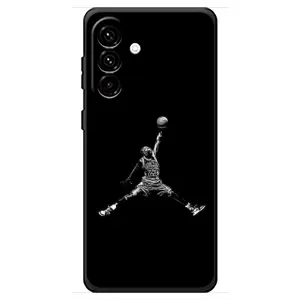 Силиконовый Чехол Nike Air Jordan на Самсунг Галакси А18 4Г (Джордан)