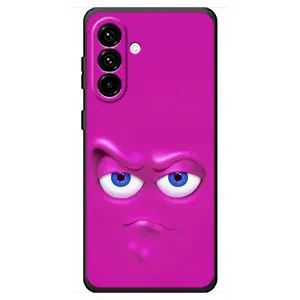 Силиконовые Чехлы (смешные стикеры) для Samsung Galaxy A18 4G (Хитрая мордочка)
