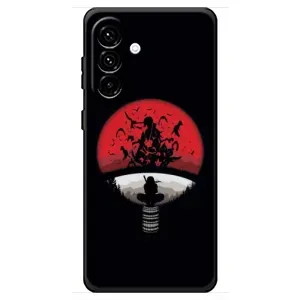 Чехлы с картинкой Итачи Учиха на Samsung Galaxy A18 4G (Итачи на черном)