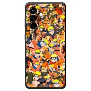 Чехлы с принтом Наруто на Samsung Galaxy A18 4G (Коллаж Наруто)