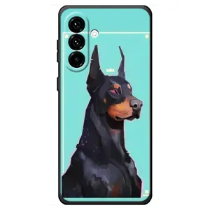Чехол ДОБЕРМАН для Samsung Galaxy A18 4G (Король доберман)