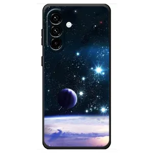 Чохол (ТПУ) з планетами на Samsung Galaxy A18 4G (Космічний вид)