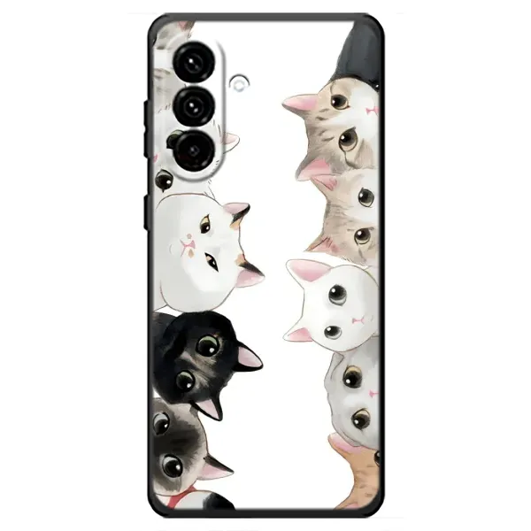 Чехол с рисунком «Коты» для Samsung Galaxy A18 4G