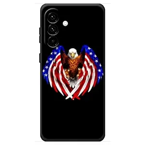 Чохол Прапор USA для Samsung Galaxy A18 4G (Крила США)