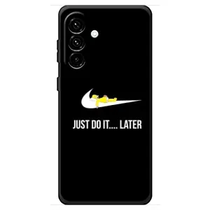 Силиконовый Чехол на Samsung Galaxy A18 4G с картинкой Nike (Later)