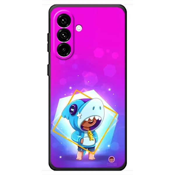 Чехол с рисунком «Леон в костюме Акулы» для Samsung Galaxy A18 4G