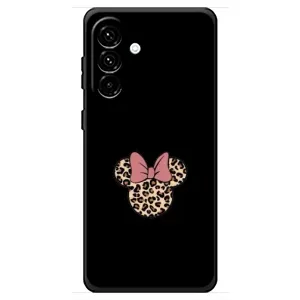 Чехол с леопардовым принтом на Samsung Galaxy A18 4G (Леопардовая Минни)