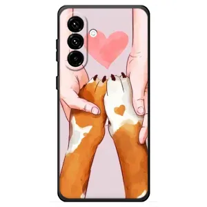 Чехол (ТПУ) Милые собачки для Samsung Galaxy A18 4G (Любовь к собакам)
