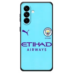 Силиконовые Чехлы принт Футбол на Samsung Galaxy A18 4G (Man City)