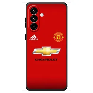 Силиконовые Чехлы принт Футбол на Samsung Galaxy A18 4G (Man United)