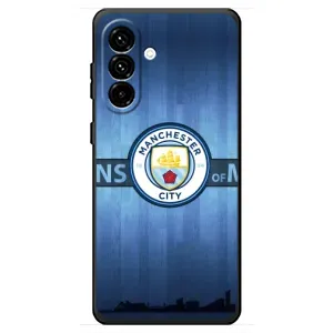 Силиконовые Чехлы принт Футбол на Samsung Galaxy A18 4G (ManCity)