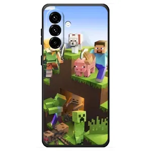 Чохли для Samsung Galaxy A18 4G (Персонажі МайнКрафт) (Майн-крафт)