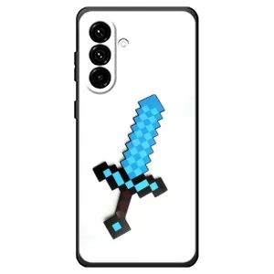 Чохли для Samsung Galaxy A18 4G (Персонажі МайнКрафт) (Меч)