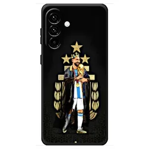 Чехлы Лео Месси Аргентина для Samsung Galaxy A18 4G (Месси король)