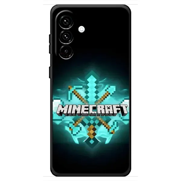 Чехол с рисунком «MineCraft 2» для Samsung Galaxy A18 4G